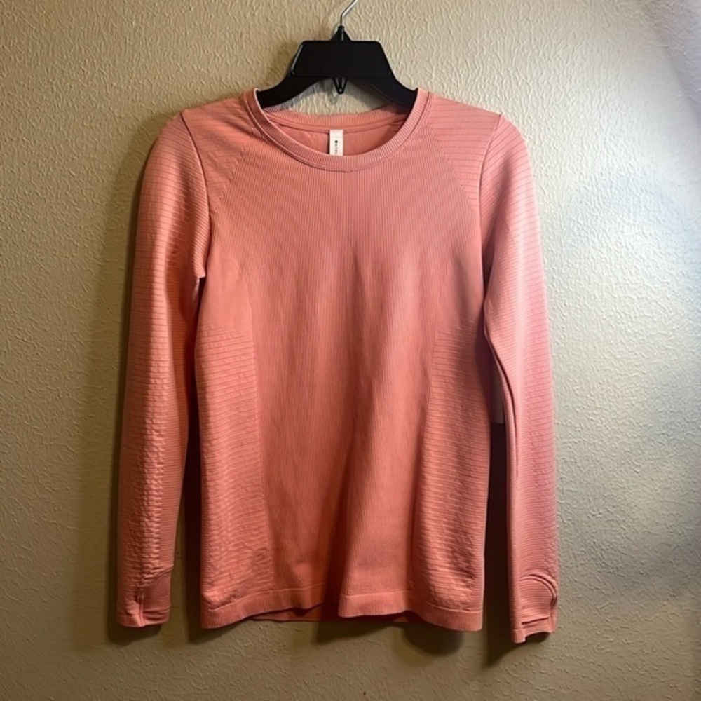 Athleta Flurry Blizzard Rib Top SZ S